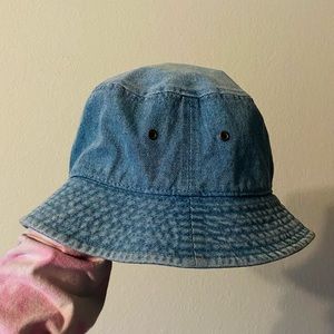 Denim bucket hat